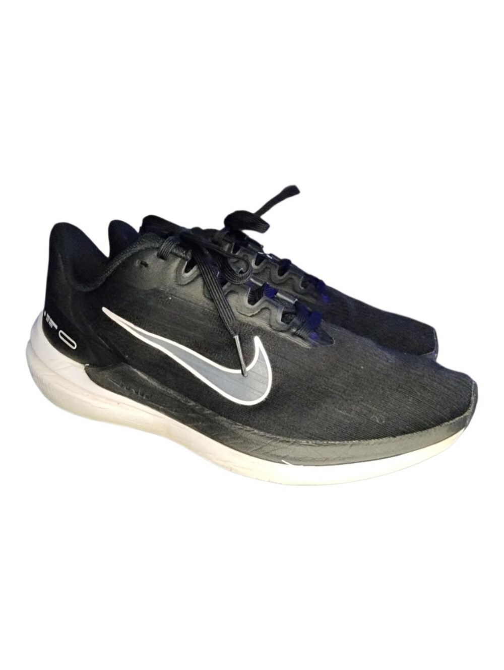Nike Air Zoom Winflo 9 'Black Dark Smoke Grey', Womens 7.5 - Picture 2 of 9